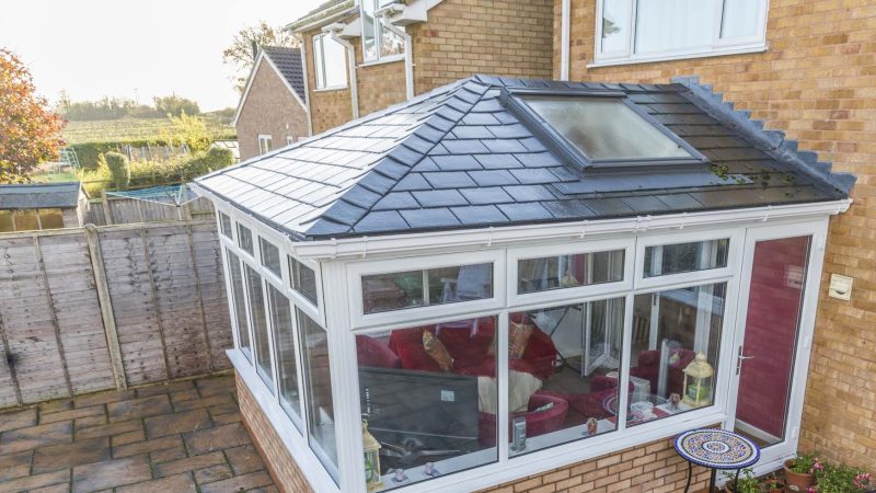 tiled conservatory roof